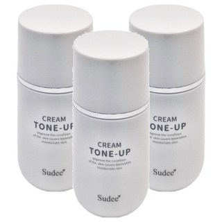 Sudee 素顏霜 50ml, 3瓶, 白色