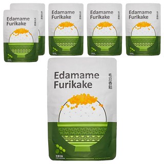 新市區農會 毛豆香鬆 (220g/包) - 台灣在地非基改毛豆製成 獨立包裝 健康美味, 6包