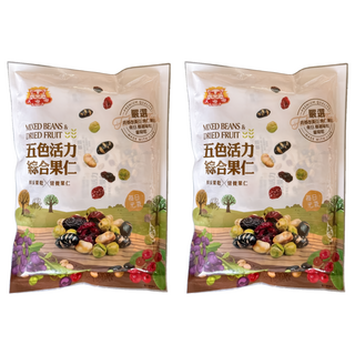 大嘟嘟 五色活力綜合果仁, 2個, 168g