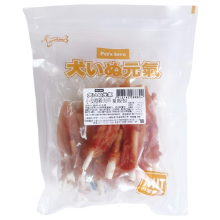 Pet's love 元氣犬 零食量販包 小皮捲雞肉串 16支, 雞肉, 1包