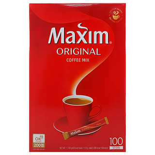 Maxim 經典原味3合1咖啡, 1180g, 100包/盒, 方便攜帶, 11.8g, 1盒