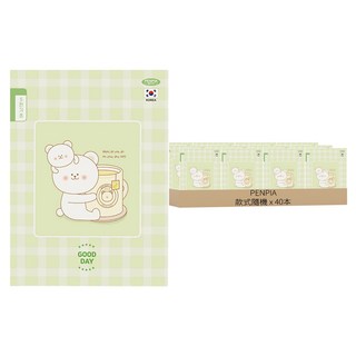 PENPIA 800 5格基本練習筆記本 小學適用, 40本, 顏色隨機
