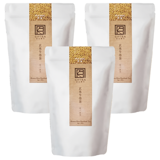 恩品禮茶 玄米牛蒡茶包 台灣產 無咖啡因 養生茶, 8g, 30包, 3袋