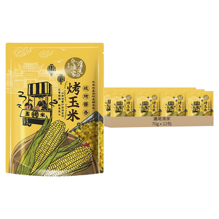 滬尾漁家 烤玉米 醬香風味, 70g, 12包