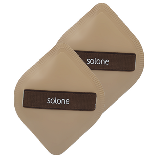 Solone 台灣公司貨 彈力訂製舒芙蕾海綿 菱形, 可可色, 2個