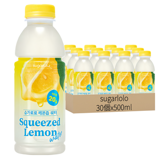 sugarlolo 檸檬水, 500ml, 30個