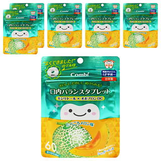 Combi 康貝 teteo無糖口嚼錠 60粒 日本產, 哈蜜瓜, 48g, 6包