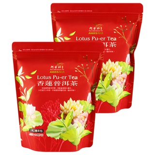 AWAStea 阿華師 香蓮普洱茶 三角立體茶包 80公克, 4g, 20包, 2袋