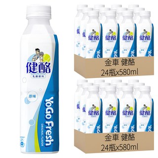 金車 健酪 乳酸飲料, 580ml, 48瓶