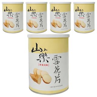 田野仕 山藥雪花片, 100%台灣本土山藥製作, 220g, 5罐