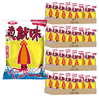 華元 真魷味 紅燒口味, 50g, 40包