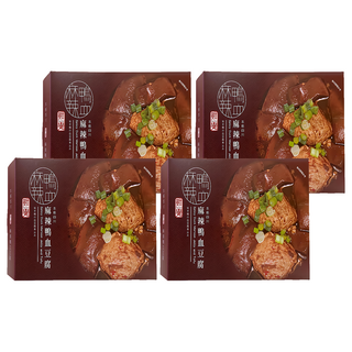 鮮覺 本格四川 麻辣鴨血豆腐, 450g, 4盒