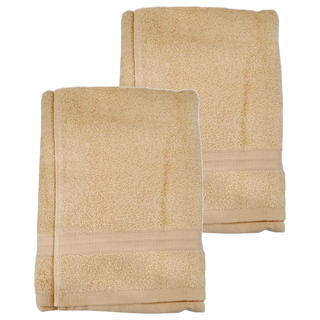 NON-NO 儂儂 最乾淨浴巾 76x152公分 100%純棉 台灣製, 黃, 2條