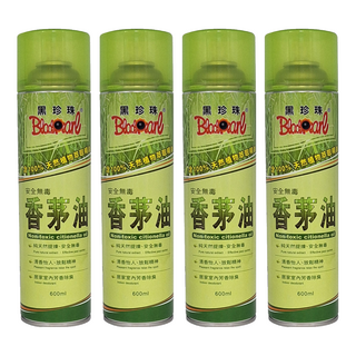 BlackPearl 黑珍珠 香茅油 600ml, 1入, 4個