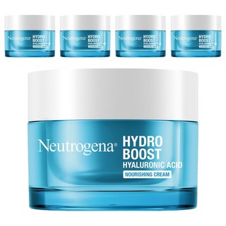 Neutrogena 台灣公司貨 水活保濕無香特潤凝霜, 50g, 5罐