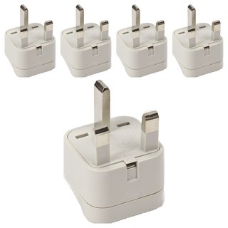 TRENY 萬國插座(英)-WA-7, 5入 英國 香港 新加坡 適用 輕巧便攜