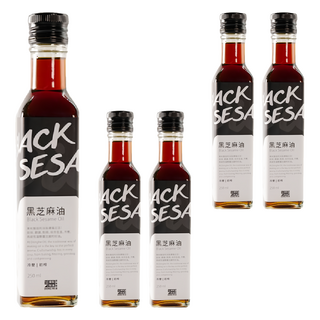 東和製油 黑芝麻油, 嚴選黑芝麻 冷壓初榨 無防腐劑, 250ml, 5瓶