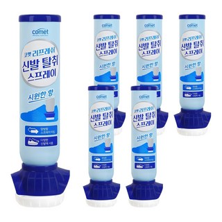 comet 拖鞋清新去味噴霧, 6瓶, 100ml