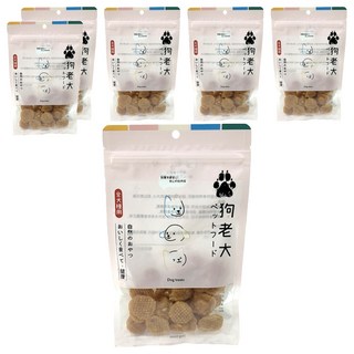 狗老大 寵物零食, 6包, 起司雞肉圓圈, 100g