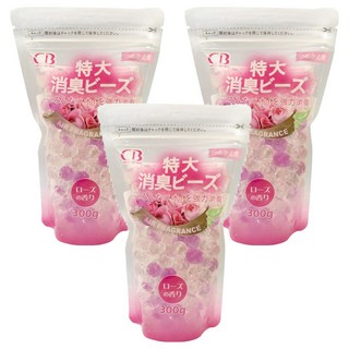 CB 特大型消臭珠，玫瑰香補充包，300g, 3包