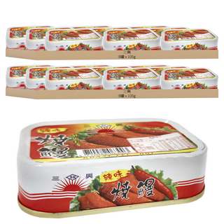 三興 全開 辣味燒鰻 (105g/罐) 罐頭食品 即食美味, 18罐