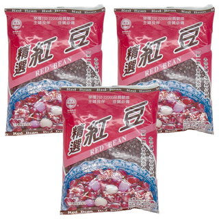 義峰食品 精選紅豆 台灣製造, 350g, 3包