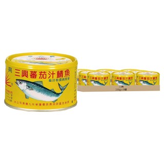 三興 茄汁鯖魚, 茄汁特調肉質鮮, 230g, 9罐