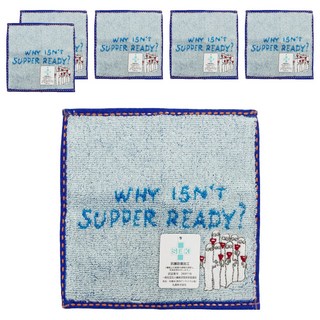 MARUSHIN 丸真 Moomin 嚕嚕米漫畫風口袋小方巾, 肚子餓樹精, 6條