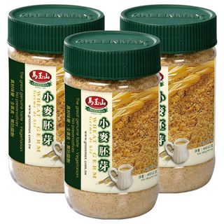 馬玉山 小麥胚芽, 全素 無防腐劑, 400g, 3罐