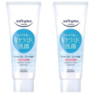 KOSE 高絲 SOFTYMO 神經醯胺洗顏霜 150g 溫和潔淨, 2條