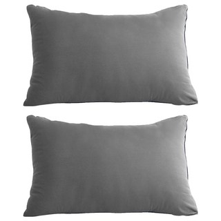 J-bedtime 床寢時光 石墨烯能量羽絲絨枕頭, 2個, 灰色