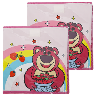 TOY STORY 玩具總動員 迪士尼 方形收納箱, 彩虹熊抱哥, 32 x 32 x 32cm, 2個