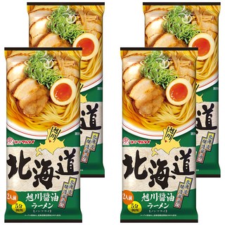 MARUTAI 丸太 北海道旭川醬油拉麵 2人份 212g, 4個