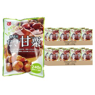 Happy Pocket 天津甘栗, 240g, 24袋