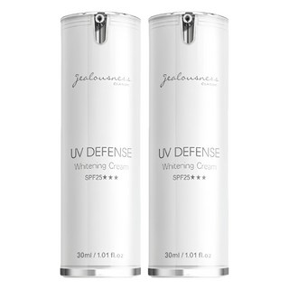 婕洛妮絲 抗UV防曬素顏霜 SPF25, 雙重防曬隔離 提亮膚色, 30ml, 2瓶