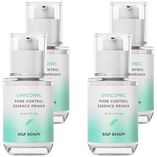 SELF BEAUTY 獨角獸毛孔控油妝前精華液，33 ml / 1.11 fl.oz, 單一顏色, 4瓶