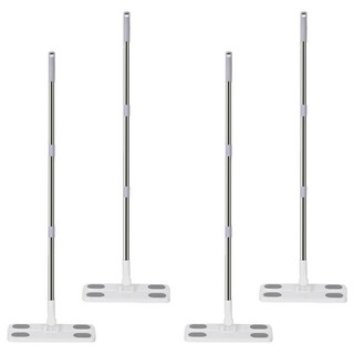 靜電除塵拖把 C420 輕巧靈活 360度旋轉 適用多種地面 乾濕兩用, 26 x 10.5 x 114cm, 4支