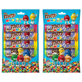 m&m's 迷你糖衣巧克力 牛奶口味, 175g, 2袋