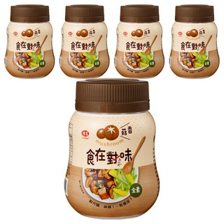 味王 食在對味 香菇風味調味料, 250g, 5罐