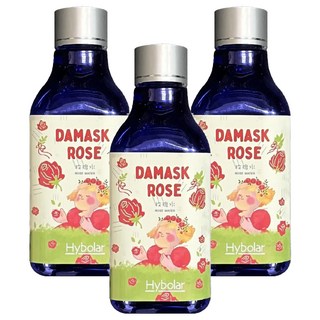 Hybolar 玫瑰水 200ml 保濕補水 舒緩肌膚 提亮膚色, 3瓶