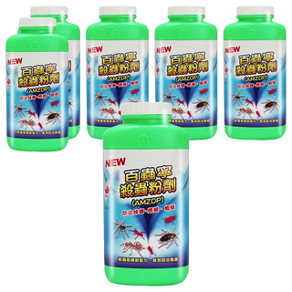 澄朗 百蟲寧 殺蟲粉劑 防治蟑螂、螞蟻、蜘蛛, 350g, 6瓶