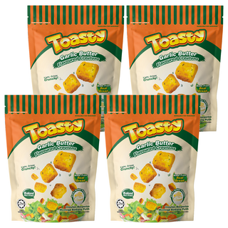 Win2 麵包餅 大蒜奶油味, 4包, 100g