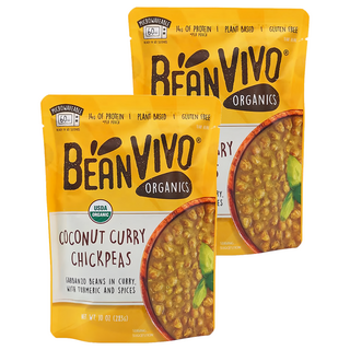 美國 BeanVIVO 有機椰奶咖哩鷹嘴豆 美國原產地, 283g, 2包