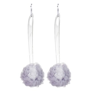 魔縐 3D 潔效沐浴刷, 2個, 1個裝, 紫色 + 白色