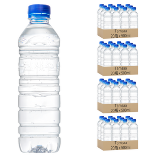 Tamsaa 無標籤天然水, 500ml, 80瓶