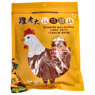 雞老大 狗零食 燻香薄切雞胸肉片 100%新鮮雞肉 低脂肪 超值包 犬專用, 245g, 1包