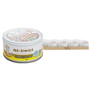 Neko 吶一口 貓湯罐, 鮪魚 + 鮮嫩鮭魚, 80g, 24罐