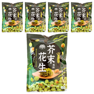 大嘟嘟 芥末風味花生, 5個, 90g