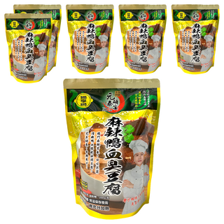 元泰碩宴 麻辣鴨血臭豆腐, 600g, 6包