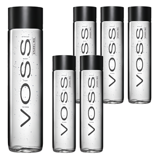 VOSS 芙絲 挪威氣泡礦泉水, 375ml, 6瓶